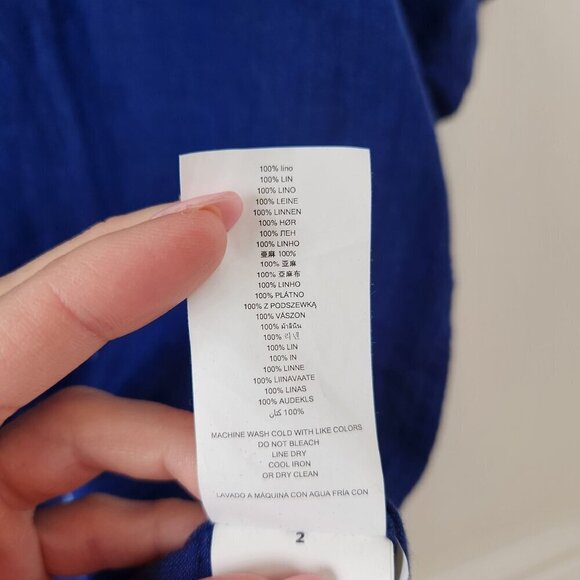 Michael Kors 100% Linen Slim Fit Button Down Shirt Sunglasses Print L - Picture 8 of 9